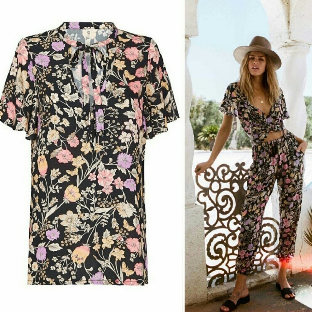 💫Reserved 💫 Spell Sayulita Blouse In Nightshade - Picture 2 of 9